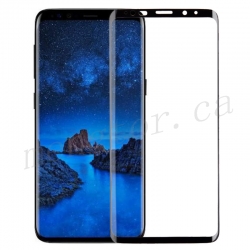 Full Curved Tempered Glass Screen Protector for Samsung Galaxy S9 Plus G965 - Black