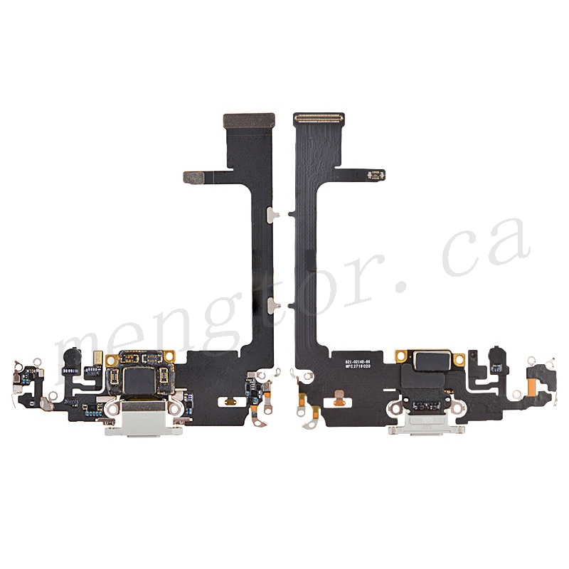 Charging Port Flex Cable with Interconnect Board for iPhone 11 Pro(5.8 inches)(High Quality) - Silver