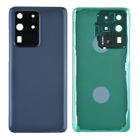 Back Cover with Camera Lens Adhesive for Samsung Galaxy S20 Ultra G988B/ 5G G988U - Cosmic Gray