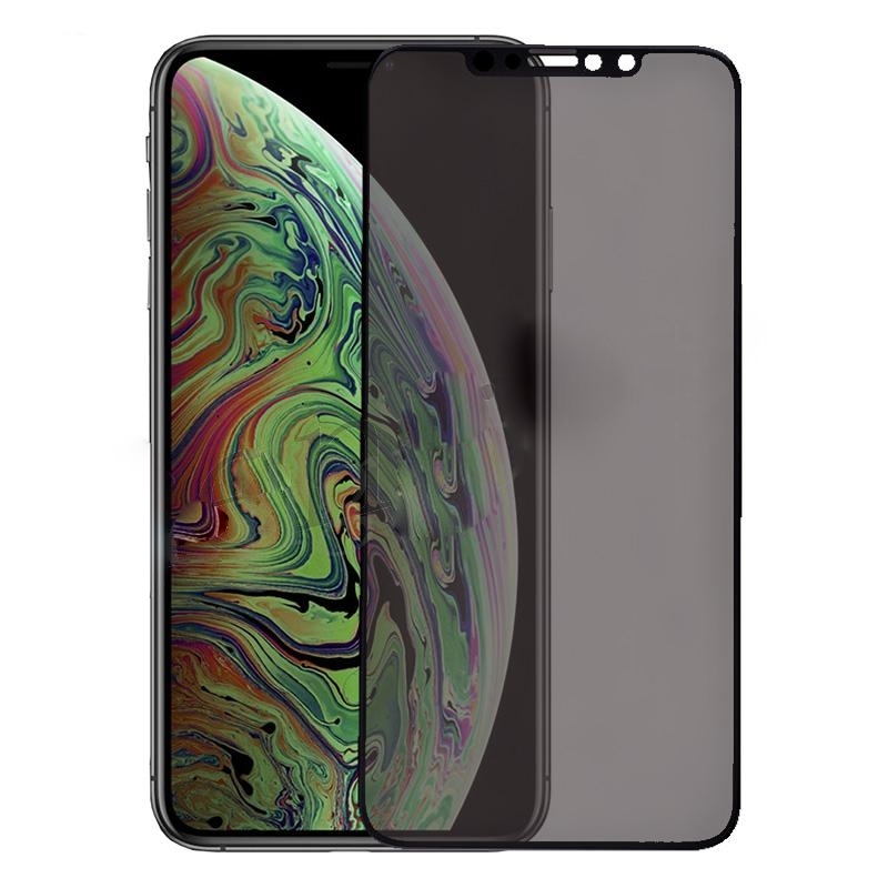 Full Cover Privacy Tempered Glass Screen Protector for iPhone 11 Pro Max/ XS Max(6.5 inches) (Retail Packaging)