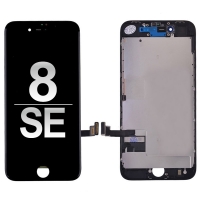 LCD Screen Display Touch Digitizer +Back Plate for iPhone 8/ SE (2020) (High Quality) - Black