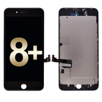 LCD Screen Display Touch Digitizer +Back Plate for iPhone 8 Plus (5.5 inches)( High Quality) - Black