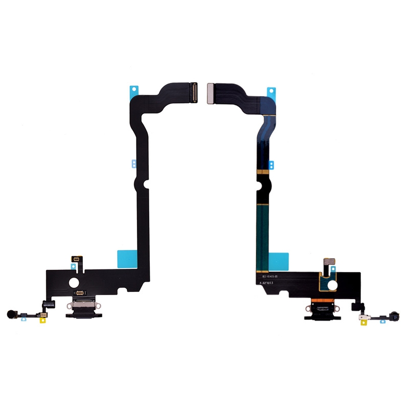 Charging Port with Flex Cable for iPhone XS Max(6.5 inches) - BLack