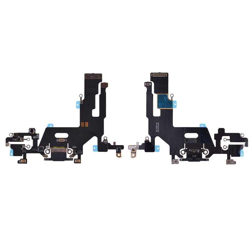 Charging Port with Flex Cable for iPhone 11(6.1 inches)(Super High Quality) - Black