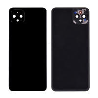 Back Cover with Camera Glass Lens and Adhesive Tape for Google Pixel 4 XL - Black