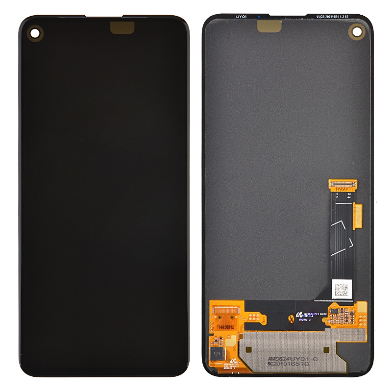 OLED Screen Display Touch Digitizer Assembly for Google Pixel 4a 5G (High Quality) - Black