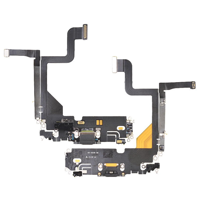 PH-CF-IP-000511BKA Charging Port with Flex Cable for iPhone 13 Pro (High Quality) - Graphite