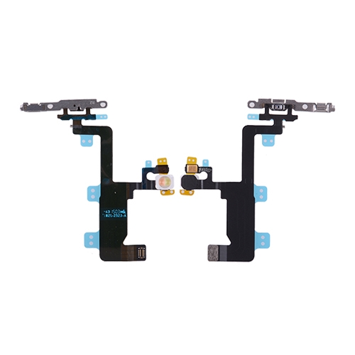 Flex Cable with Power Button Connector, Microphone and Iron Plate for iPhone 6(4.7 inches)