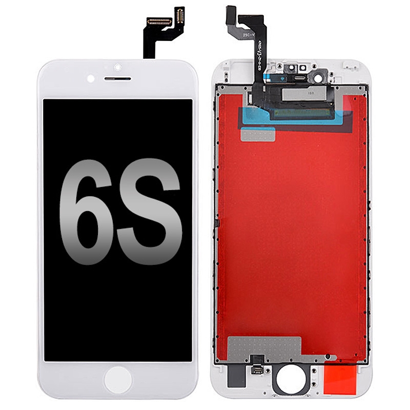 LCD Screen Display with Touch Digitizer Panel and Frame for iPhone 6S (Generic) - White