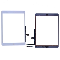 Touch Screen Digitizer With Home Button Flex Cable for iPad 7(2019)/ iPad 8 (2020) (10.2 inches) (High Quality) - White