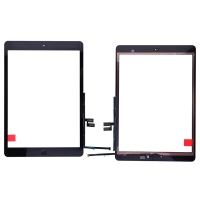 Touch Screen Digitizer With Home Button Flex Cable for iPad 7(2019)/ iPad 8 (2020) (10.2 inches) (High Quality) - Black