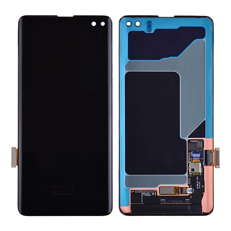 OLED Screen Display with Digitizer Touch Panel for Samsung Galaxy S10 Plus G975 (Refurbished) - Black