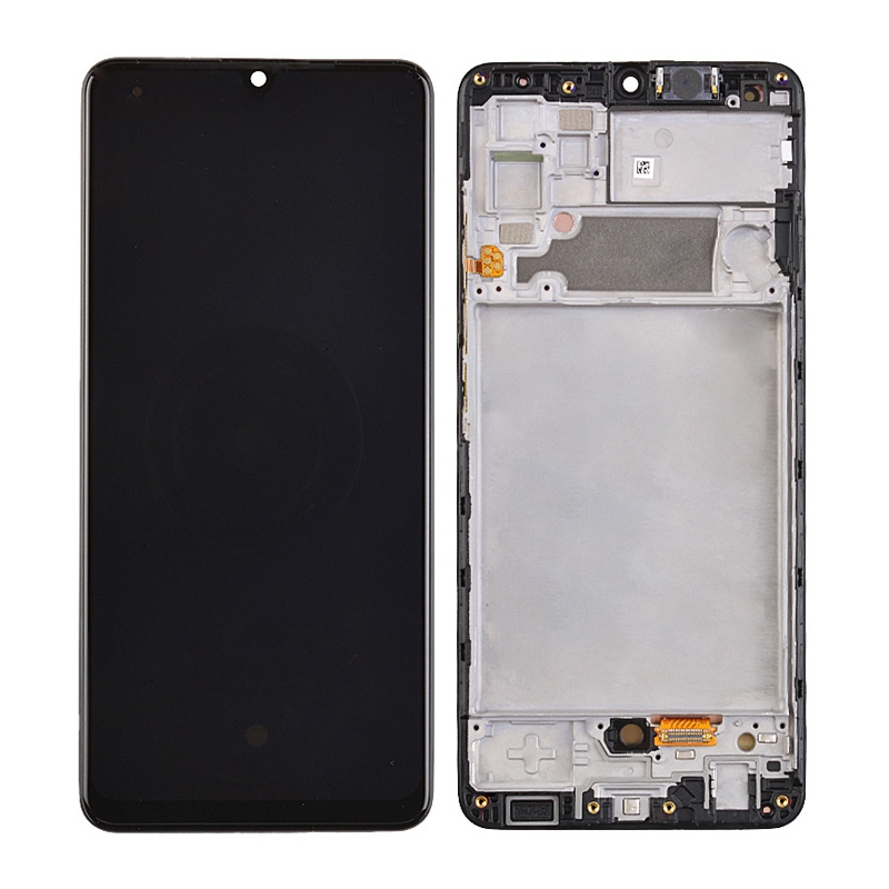 OLED Screen Digitizer Assembly with Frame for Samsung Galaxy A32 4G (2021) A325 - Black