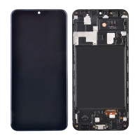 OLED Screen Digitizer Assembly With Frame for Samsung Galaxy A20 2019 A205U (for North America Version) - Black