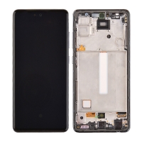 OLED Screen Digitizer Assembly With Frame for Samsung Galaxy A52 5G (2021) A526 (Refurbished) - Awesome Black