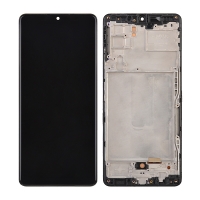 LCD Screen Digitizer Assembly With Frame for Samsung Galaxy A42 5G A426 (Incell) - Prism Dot Black