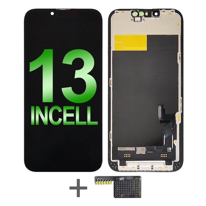LCD Screen Digitizer Assembly With Frame for iPhone 13 (RJ Incell/ COF)(Compatible for IC Chip Transfer) - Black