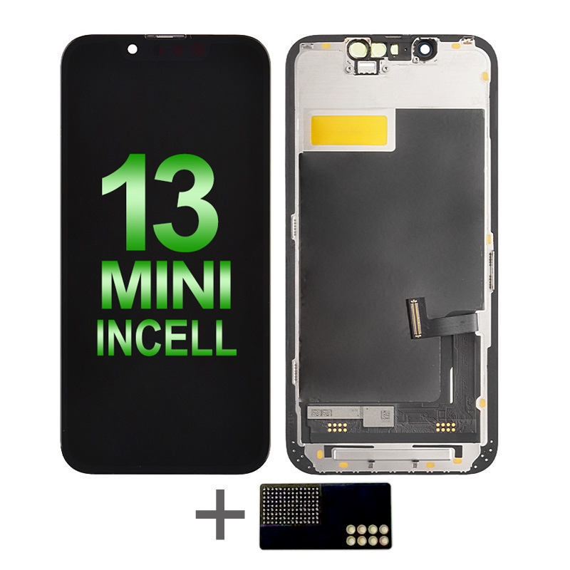 LCD Screen Digitizer Assembly With Frame for iPhone 13 mini (RJ Incell/ COF)(Compatible for IC Chip Transfer) - Black