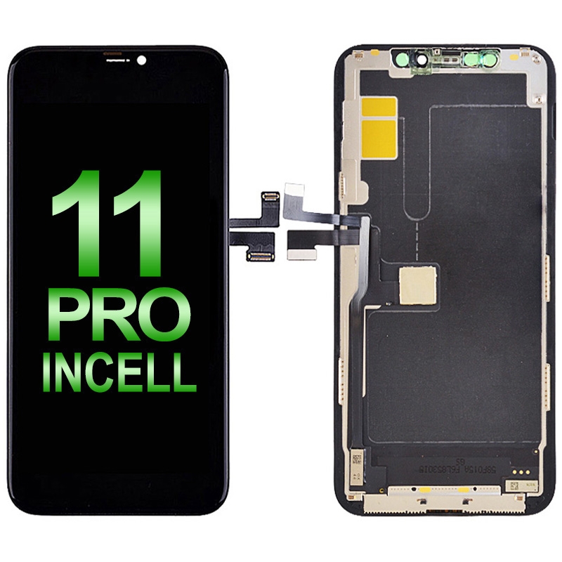 LCD Screen Digitizer Assembly with Frame for iPhone 11 Pro (RJ Incell/ COF)(Compatible for IC Chip Transfer) - Black