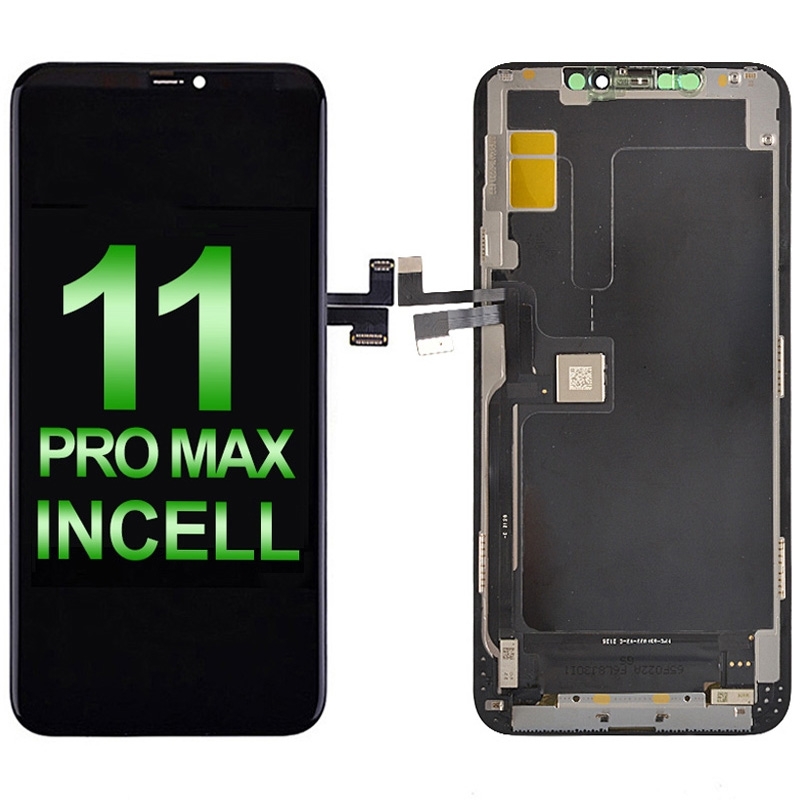 LCD Screen Digitizer Assembly with Frame for iPhone 11 Pro Max (RJ Incell/ COF)(Compatible for IC Chip Transfer) - Black