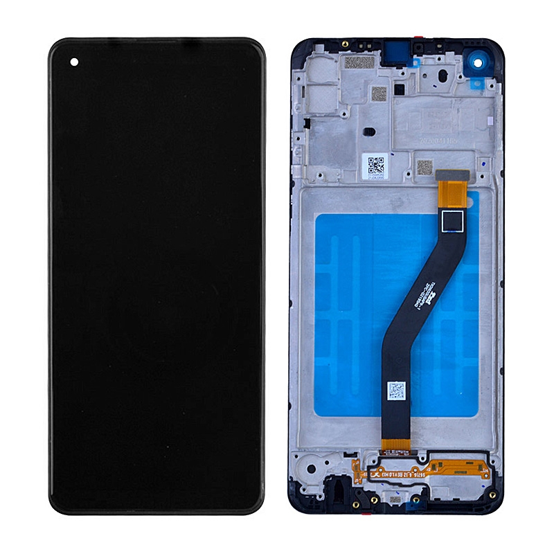 LCD Screen Digitizer Assembly With Frame for Samsung Galaxy A21 (2020) A215 - Black