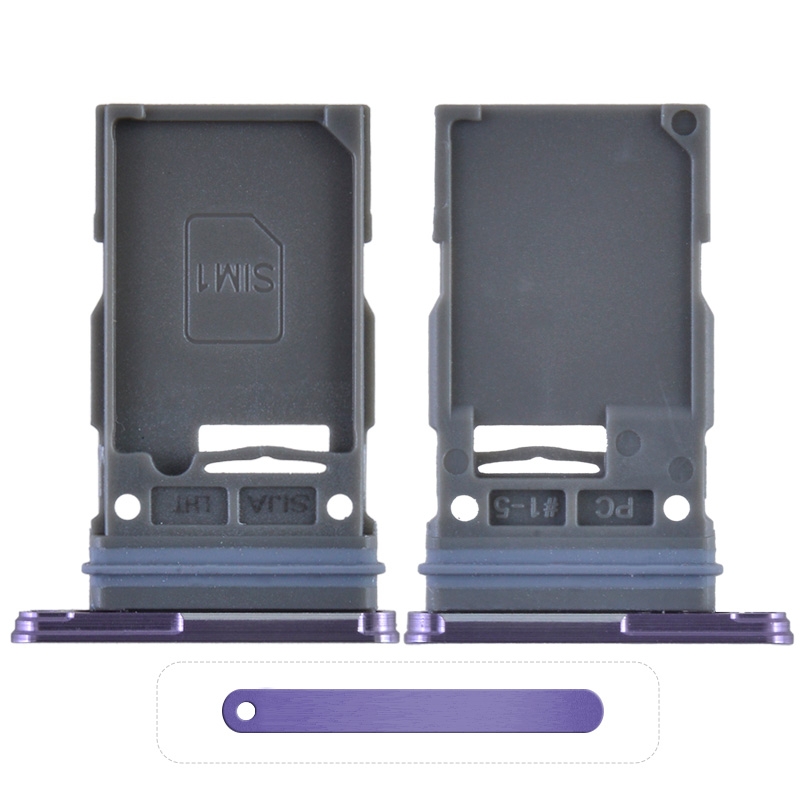 PH-ST-SS-00058PL Sim Card Tray for Samsung Galaxy S23 5G S911/ S23 Plus S916(Single SIM Card Version) - Lavender