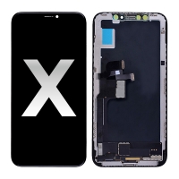 Premium Soft OLED Screen Touch Digitizer Frame Assembly for iPhone X (Super High Quality) - Black