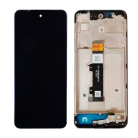 PH-LCD-MT-001233BK LCD Screen Digitizer Assembly with Frame for Motorola Moto G Play (2023) - Black