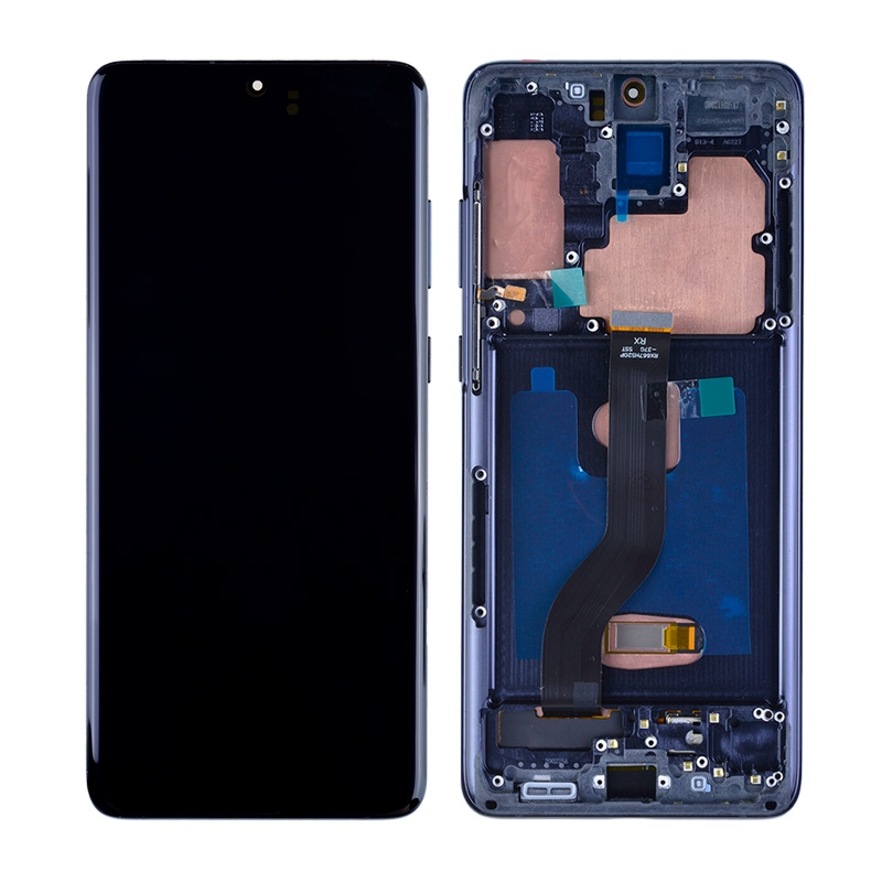 PH-LCD-SS-002853BKE OLED Screen Digitizer with Frame Replacement for Samsung Galaxy S20 Plus G985/ S20 Plus 5G G986 (Aftermarket) - Cosmic Black