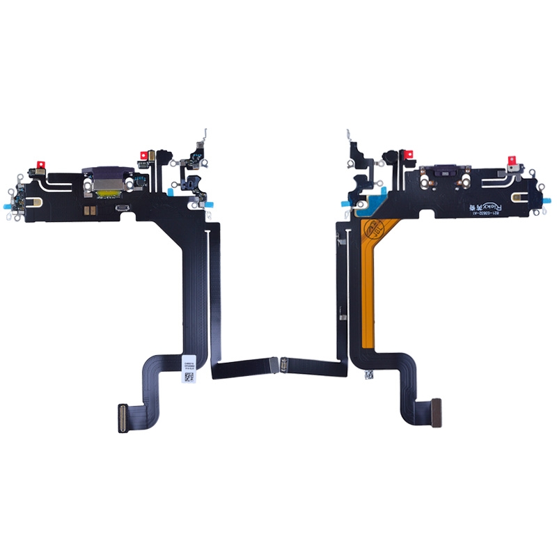 PH-CF-IP-005811PLA Charging Port with Flex Cable for iPhone 14 Pro Max (High Quality) - Deep Purple