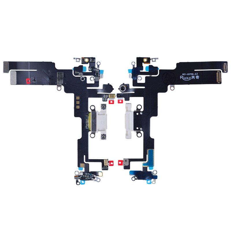 PH-CF-IP-005821WHA Charging Port with Flex Cable for iPhone 14 (High Quality) - Starlight