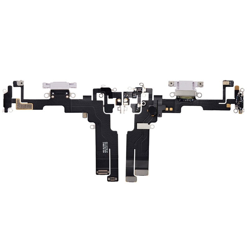 PH-CF-IP-005821PLA Charging Port with Flex Cable for iPhone 14 (High Quality) - Purple