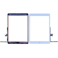PH-TOU-IP-000980WHA Touch Screen Digitizer With Home Button Flex for iPad 9 (2021) (10.2 inches) (High Quality) - White