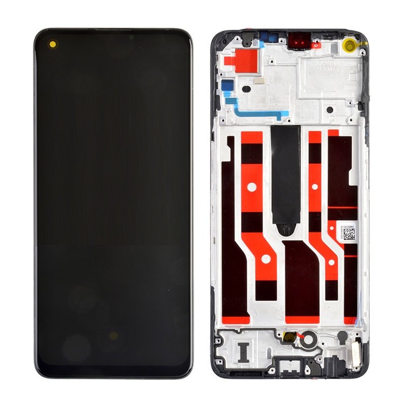 PH-LCD-OL-000293BK LCD Screen Digitizer Assembly With Frame for OnePlus Nord N20 5G - Black