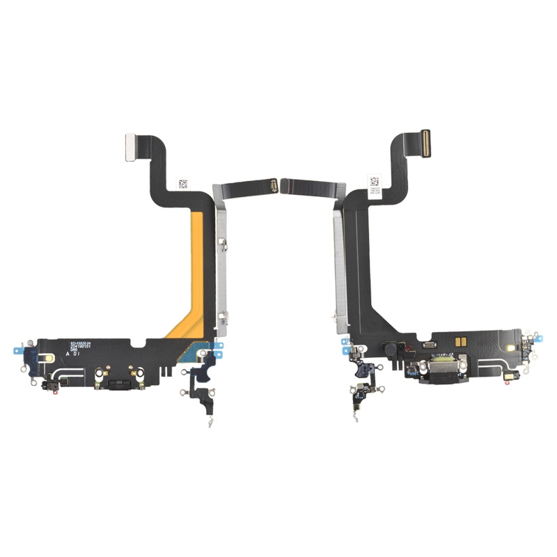 PH-CF-IP-005811BKA Charging Port with Flex Cable for iPhone 14 Pro Max (High Quality) - Black