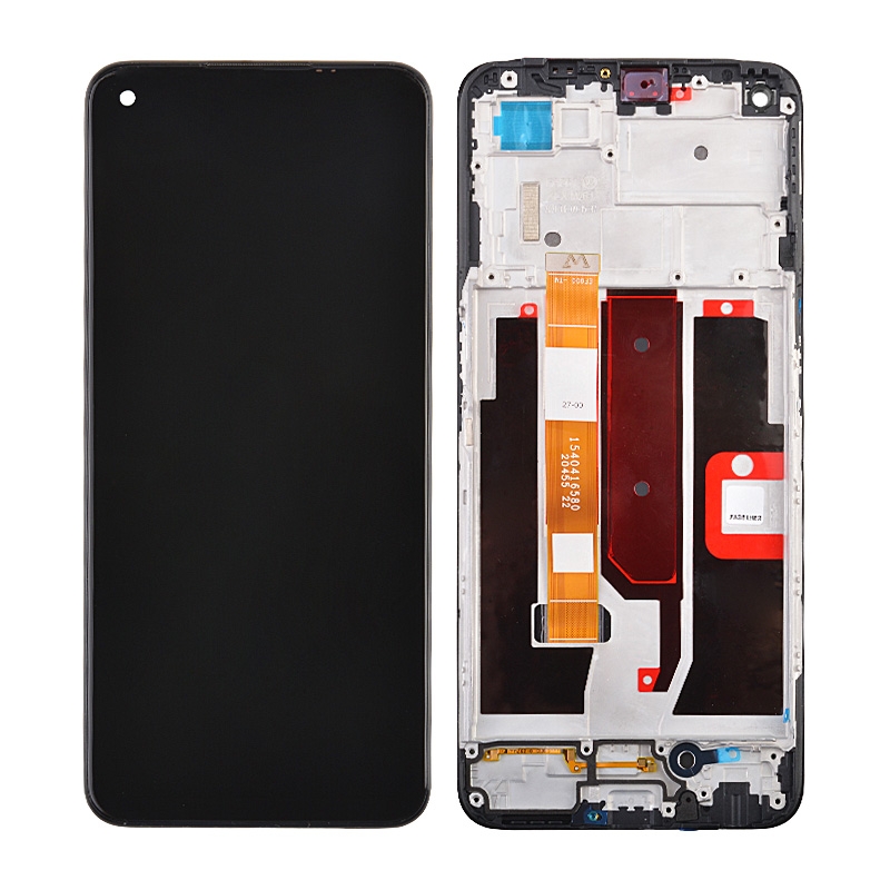 PH-LCD-OL-000243BK LCD Screen Digitizer Assembly With Frame for OnePlus Nord N200 5G - Black