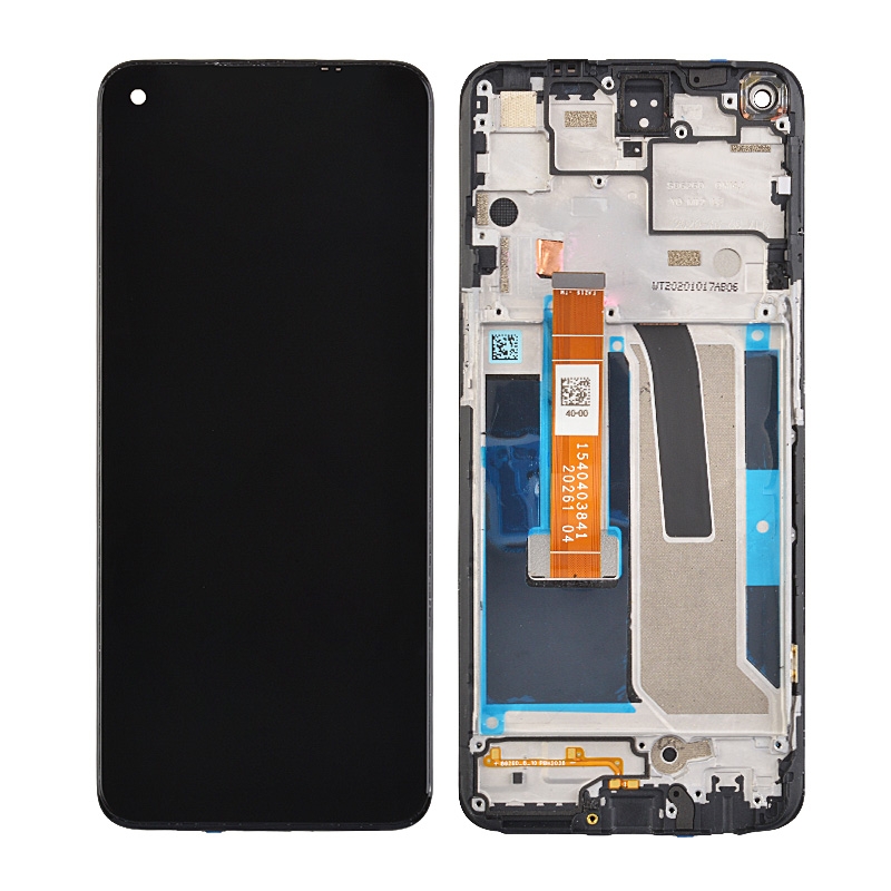 PH-LCD-OL-000163BK LCD Screen Digitizer Assembly With Frame for OnePlus Nord N10 5G - Black