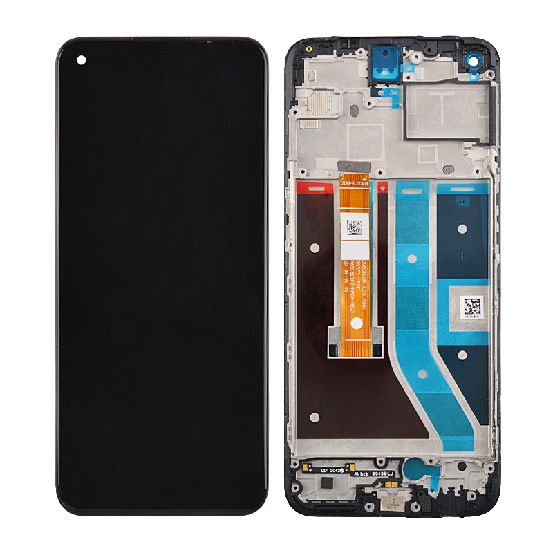 PH-LCD-OL-000173BK LCD Screen Digitizer Assembly With Frame for OnePlus Nord N100 - Black