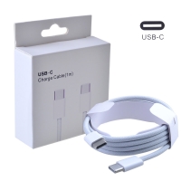 EI-DA-IP-00012WH 3ft USB-C Woven Charge Cable (60W) - White