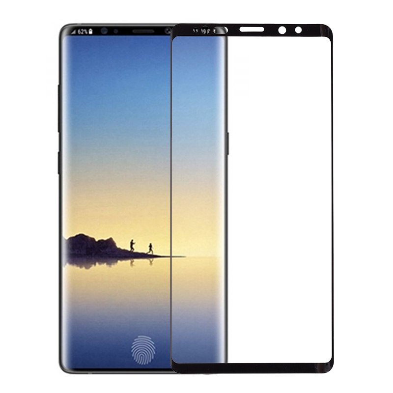 MT-SP-SS-00218BK Full Curved Tempered Glass Screen Protector for Samsung Galaxy Note 9 N960 - Black (Retail Packaging)