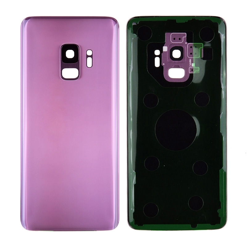 PH-HO-SS-00230PL Back Cover with Camera Glass Lens and Adhesive Tape for Samsung Galaxy S9 G960(for SAMSUNG and Galaxy S9) - Purple