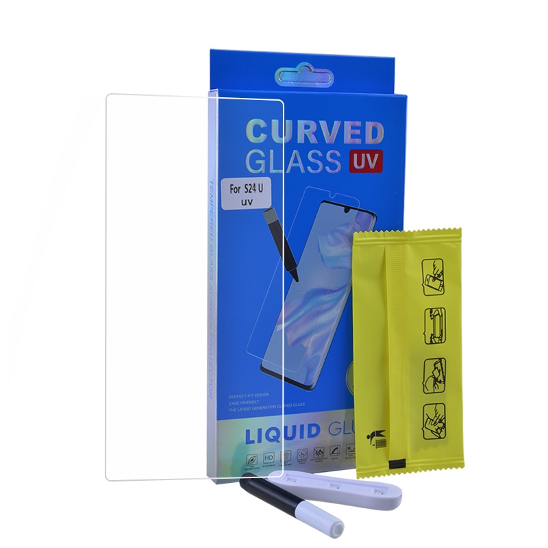 MT-SP-SS-003115 Full Cover Tempered Glass Screen Protector for Samsung Galaxy S24 Ultra(with UV Light & UV Glue)(Retail Packaging)