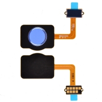 PH-HB-LG-00022BU Home Button with Flex Cable,Connector and Fingerprint Scanner Sensor for LG Stylo 4 Q710,Stylo 4 Plus - Blue