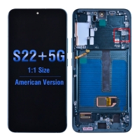 PH-LCD-SS-003333GRE OLED Screen Digitizer Assembly with Frame for Samsung Galaxy S22 Plus 5G S906 (for America Version) (Aftermarket 1:1 Size) - Green