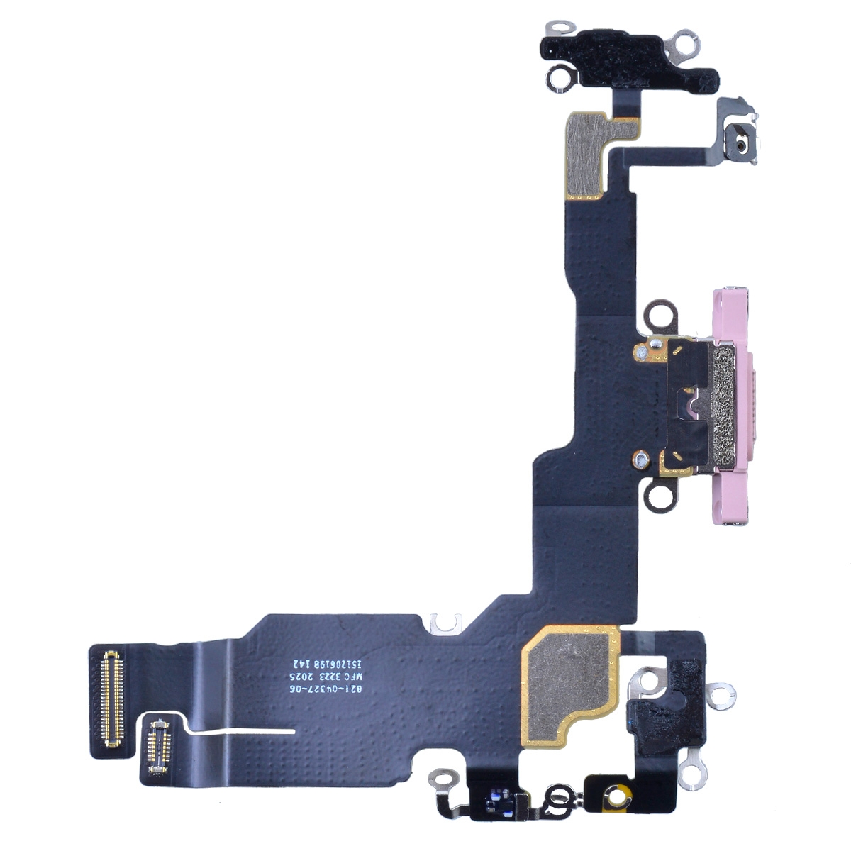 PH-CF-IP-005881PKA Charging Port with Flex Cable for iPhone 15 (High Quality) - Pink