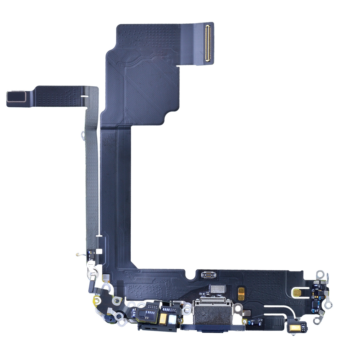 PH-CF-IP-005911BUA Charging Port with Flex Cable for iPhone 15 Pro Max (High Quality) - Blue Titanium