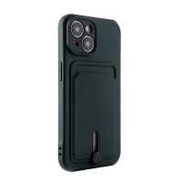 CS-PJ-IP-00002DG Protect Case with Card Horder for iPhone 15 Plus - Dark Green