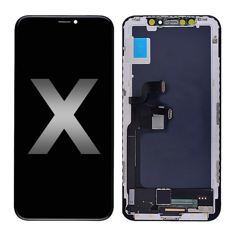PH-LCD-IP-00079JH LCD Screen Digitizer Assembly with Frame for iPhone X (JK/ Aftermarket)