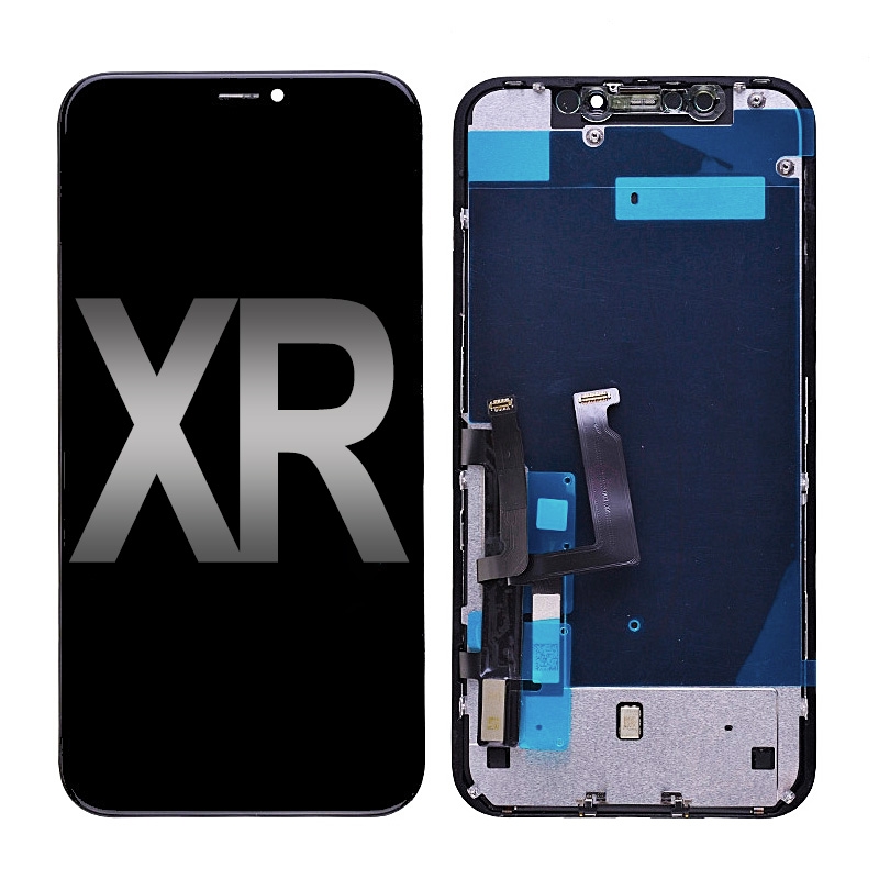 PH-LCD-IP-00093JH LCD Screen Digitizer Assembly With Back Plate for iPhone XR (JK/ Aftermarket)