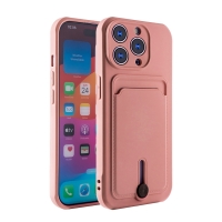 CS-PJ-IP-00004PK Protect Case with Card Horder for iPhone 15 Pro Max - Pink